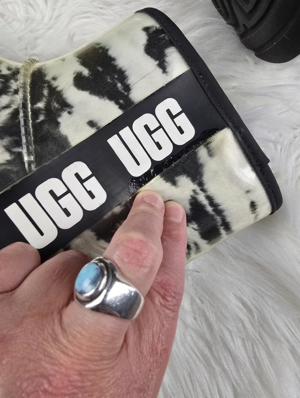 UGG clear boot